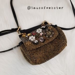 [Free people] NWOT rare beaded Ashton mini bag
